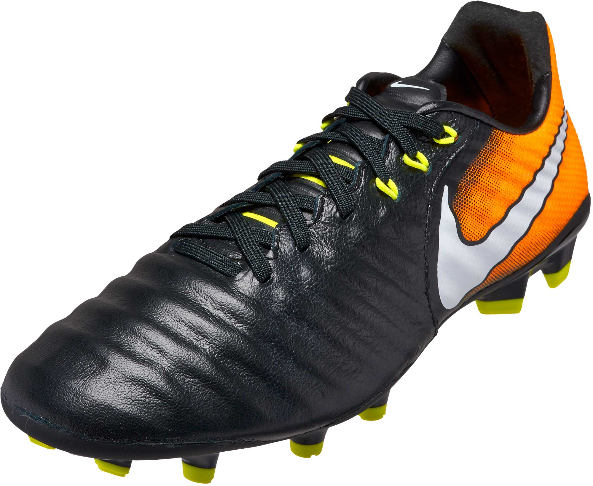  Nike  Kids Tiempo  Legend  VII FG Black White Soccer Master