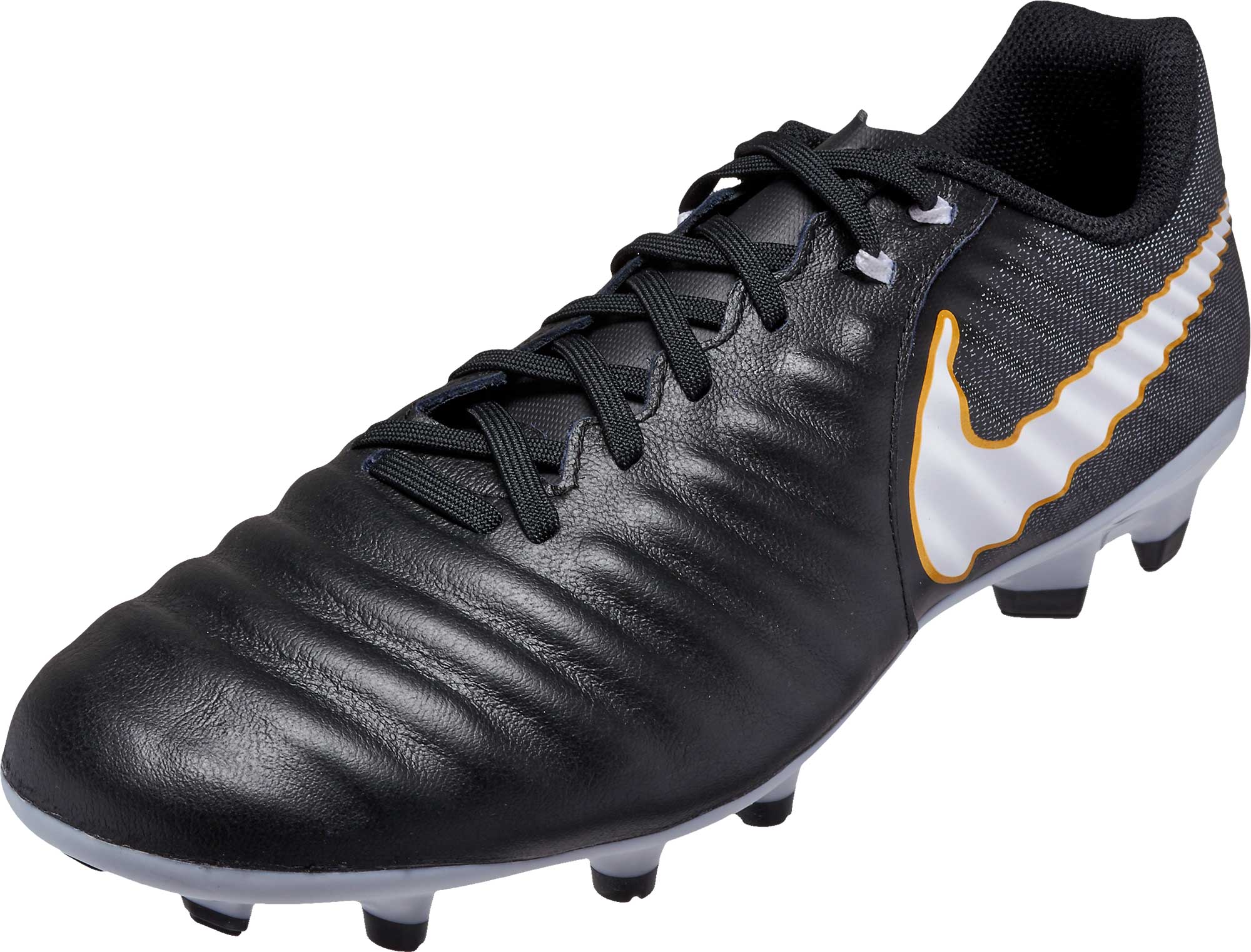 amor Fraseología pulgada Nike Tiempo Ligera IV FG Soccer Cleats - Black & White - Soccer Master