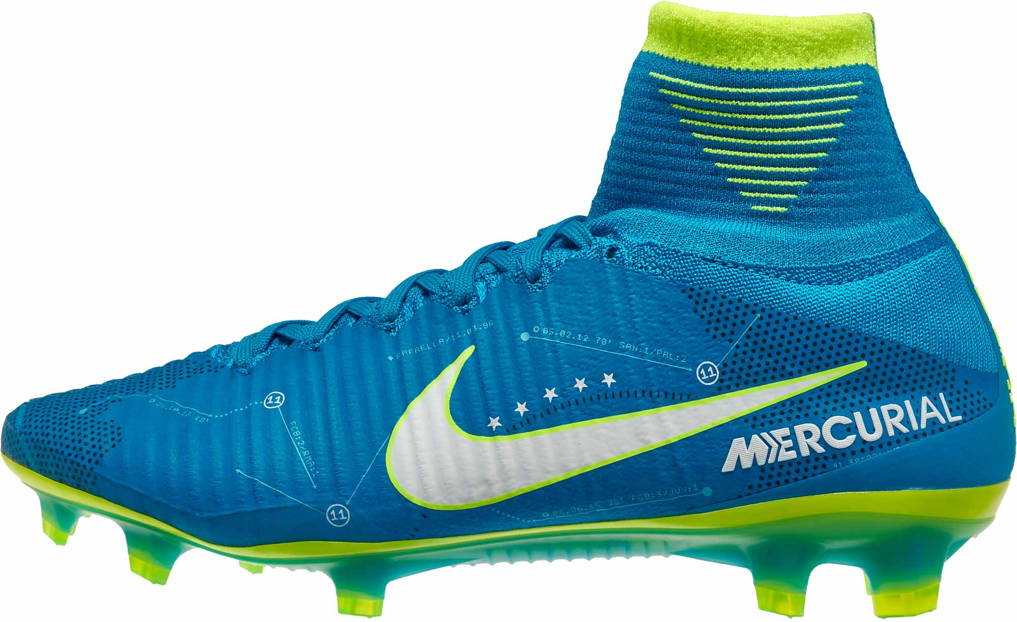 neymar blue cleats