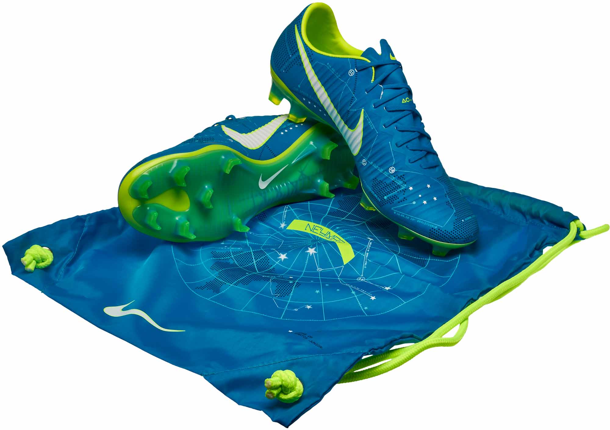 Nike Mercurial Vapor XI SX FG Soccer Cleats Neymar Blue Orbit