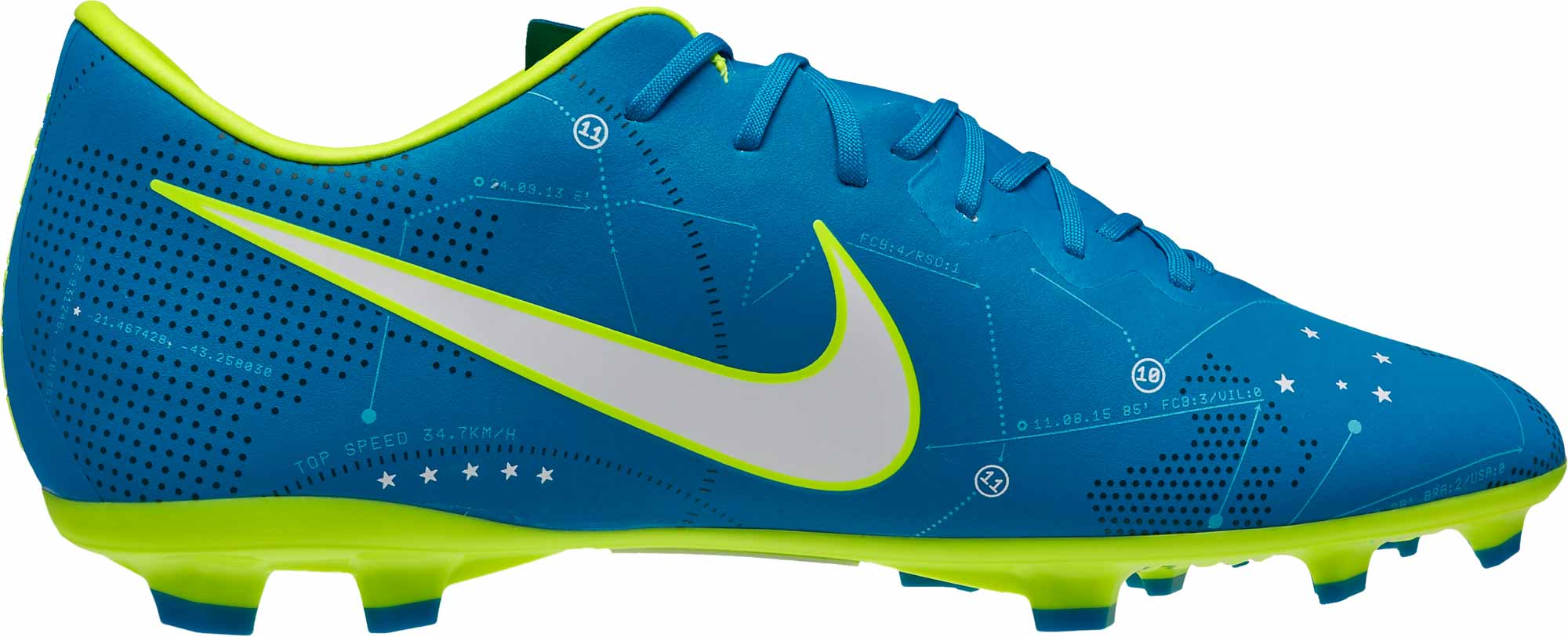 nike mercurial vapor xi neymar fg blue orbit white blue
