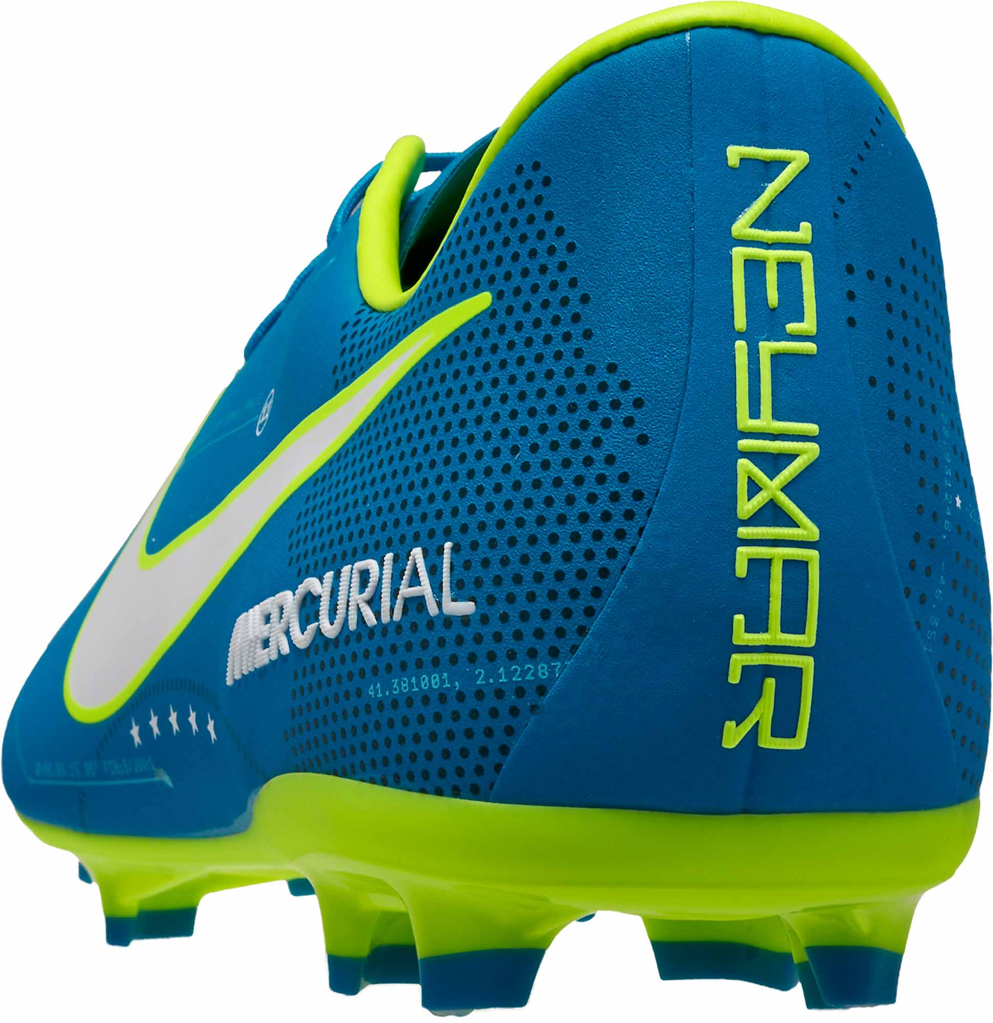 Nike Kids Mercurial Vapor XI SX FG Soccer Cleats Neymar Blue