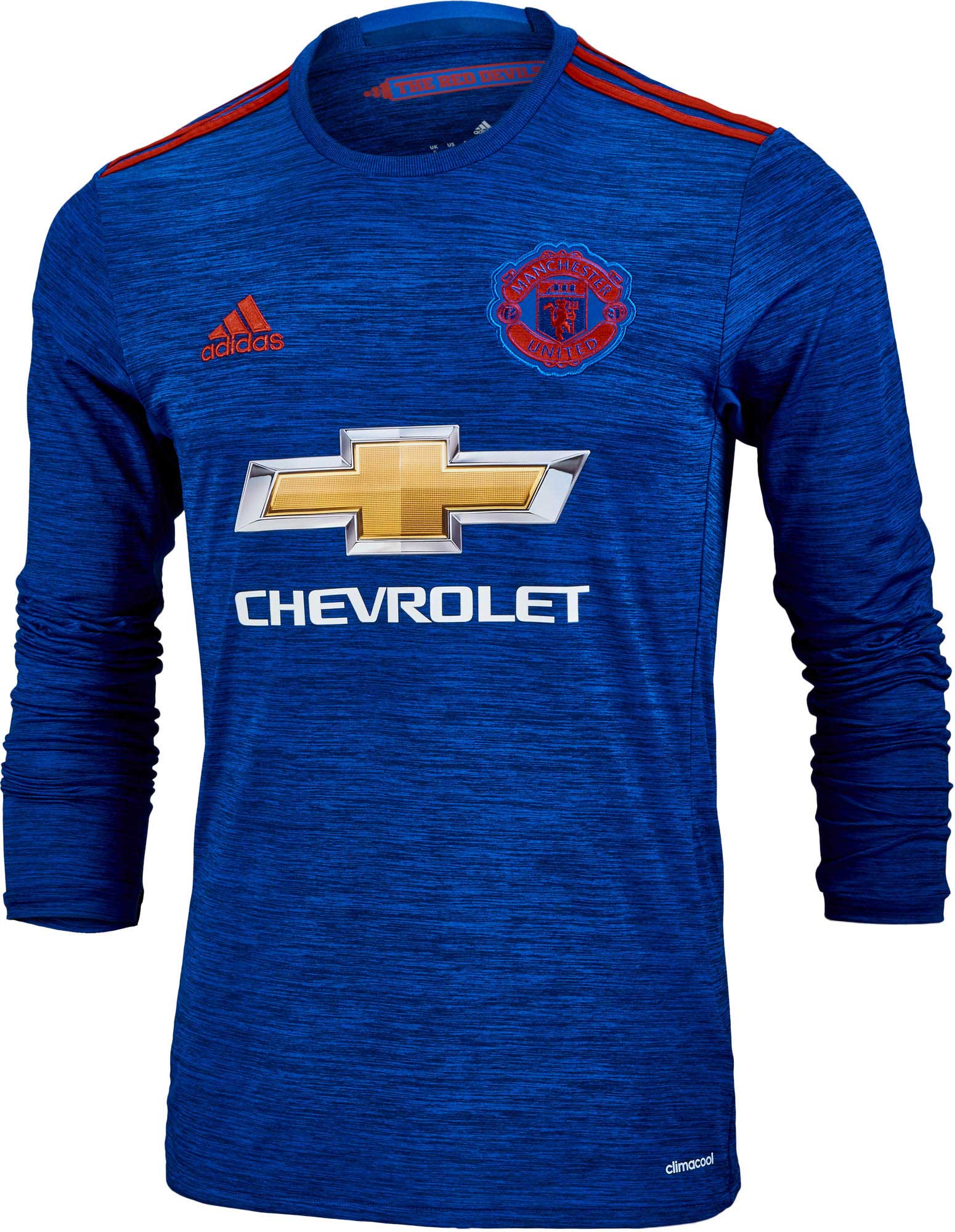 adidas Manchester  United  L S Away Jersey  2021 17 Soccer 