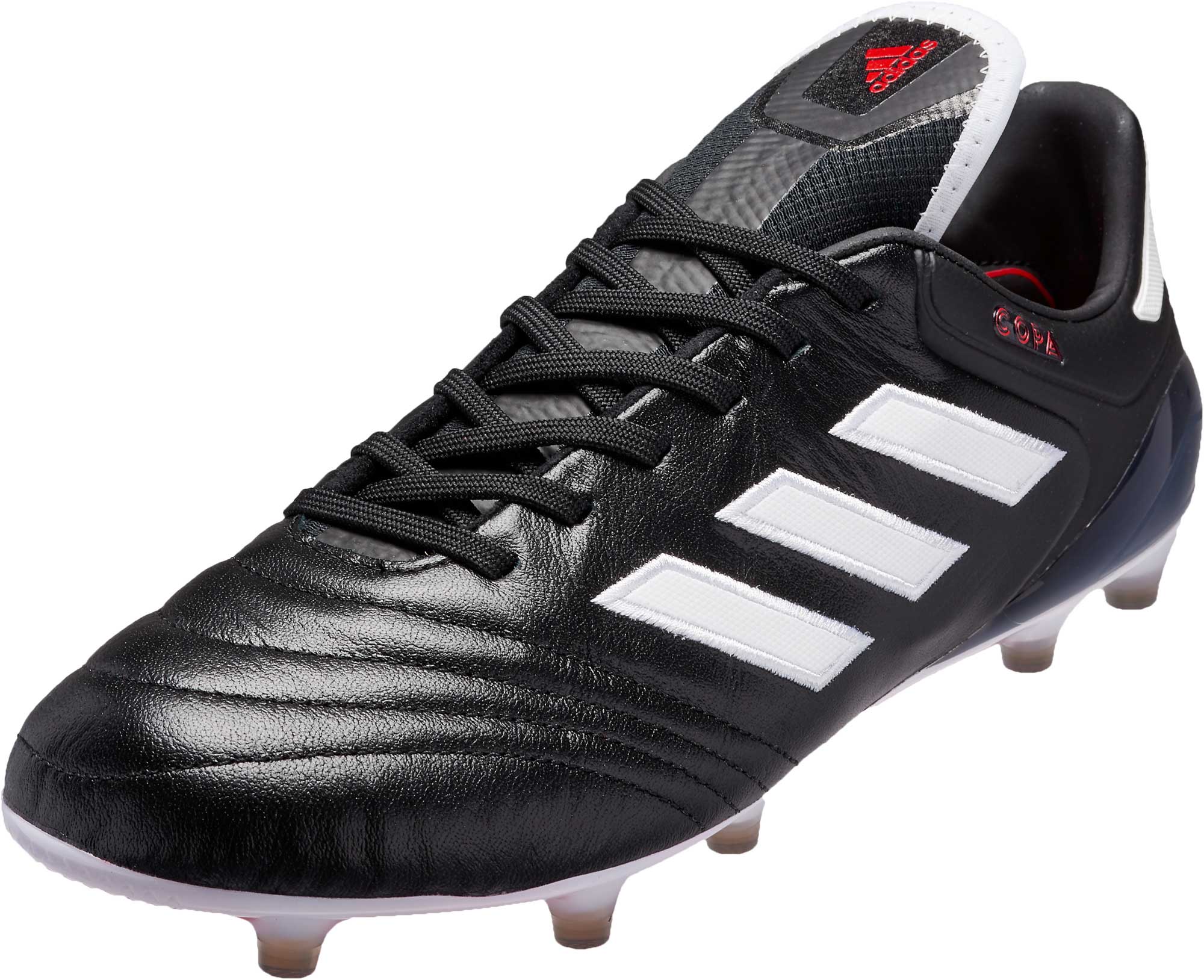 Copa 17.1 FG Soccer Cleats - Black Red Soccer Master