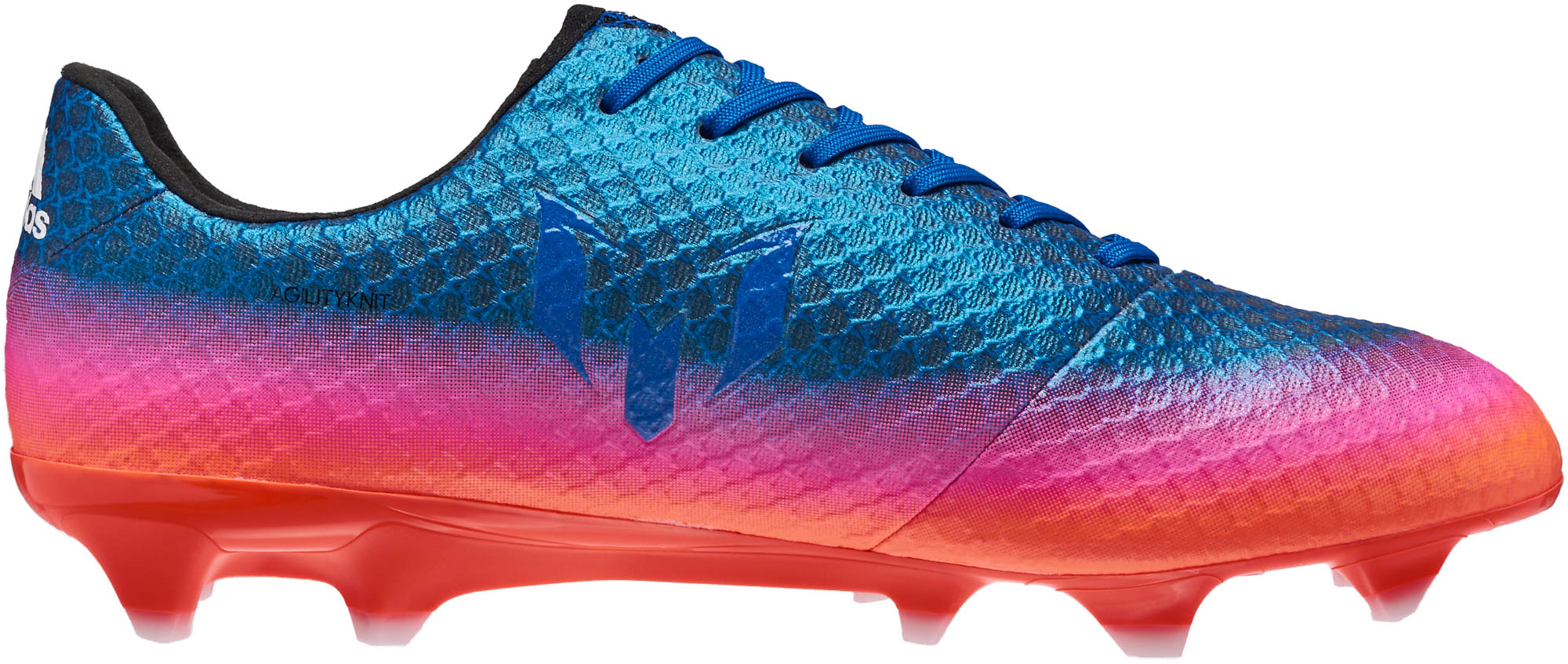 adidas Messi 16.1 FG Soccer Cleats - Blue & Solar Orange - Soccer