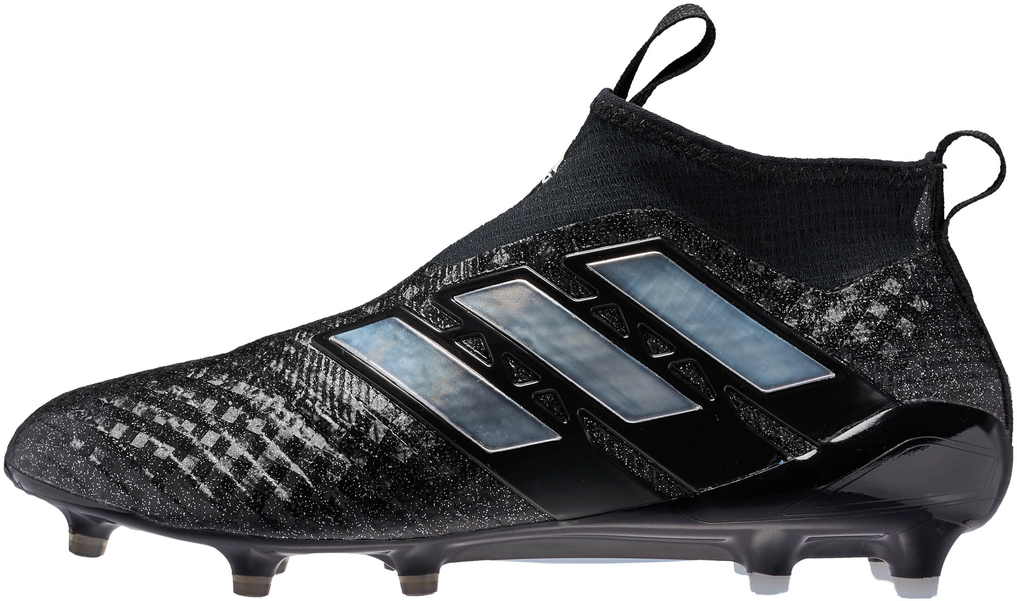 adidas ACE 17+ FG Cleats - Black White - Master