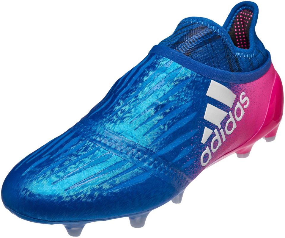 adidas X 16+ Purechaos FG Soccer Cleats - Blue & Shock Pink - Soccer Master