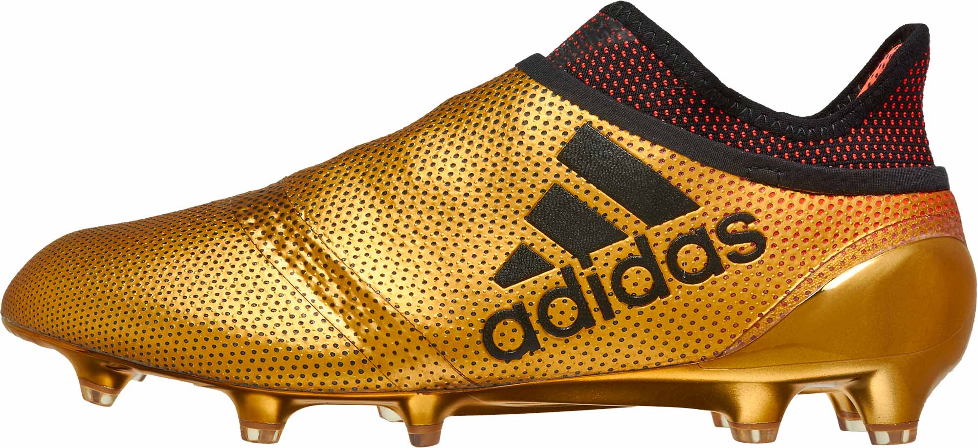 X 17+ Purechaos FG Tactile Gold Metallic & Solar Red Soccer Master