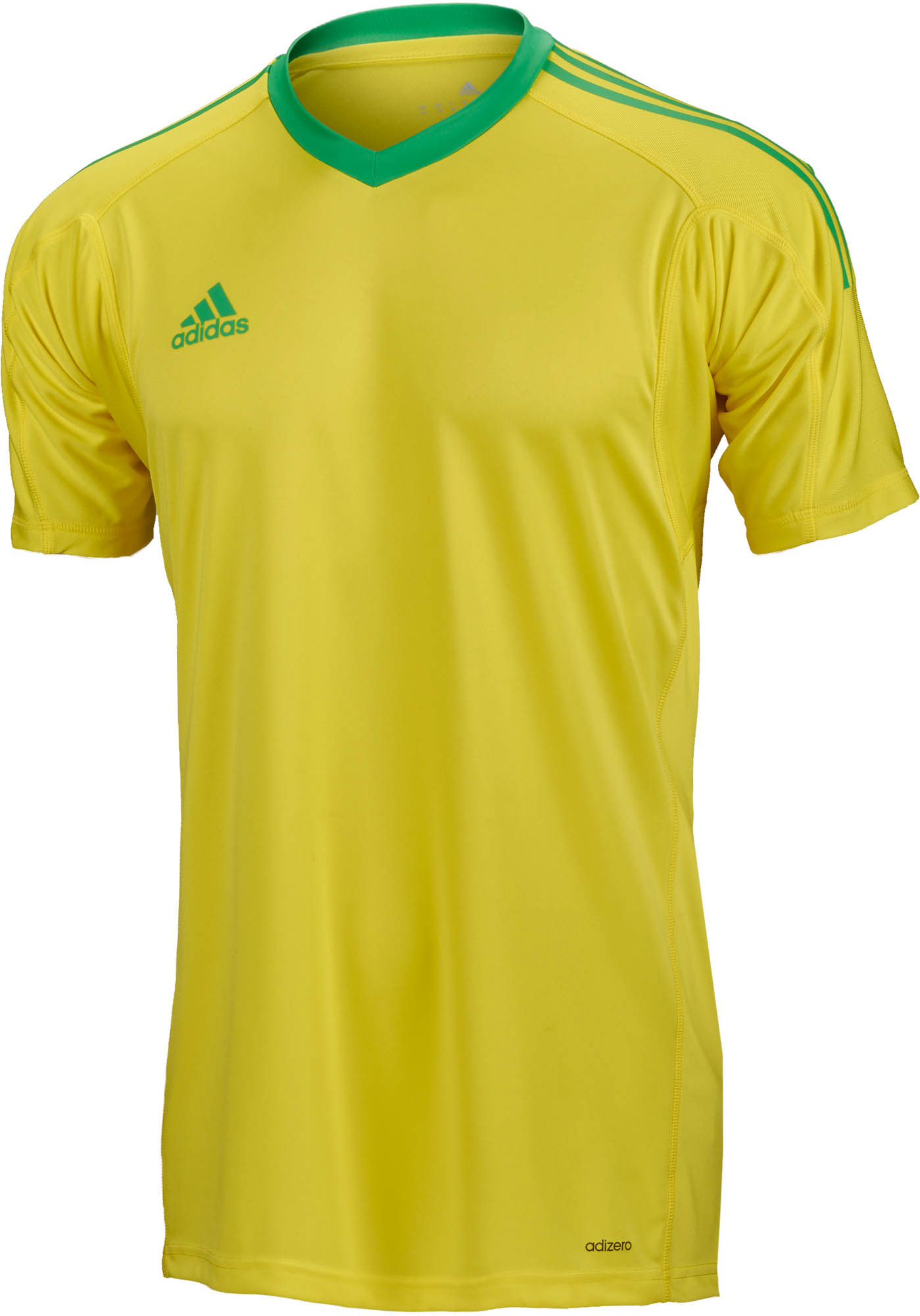 cruzar cortesía Miseria adidas Revigo 17 S/S Goalkeeper Jersey - Bright Yellow & Energy Green -  Soccer Master