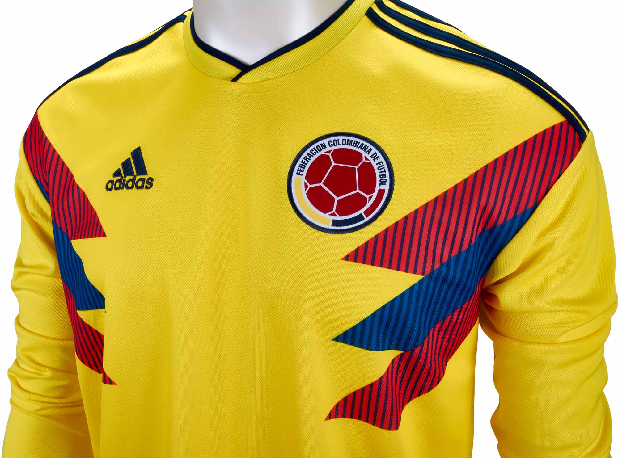 colombia soccer jersey long sleeve