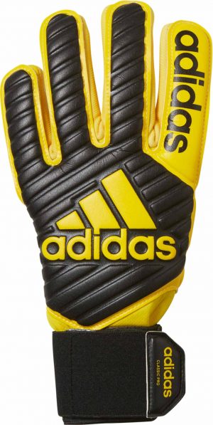 Sentido táctil Whitney Aeródromo adidas Classic Pro Goalkeeper Gloves - Black & Yellow - Soccer Master