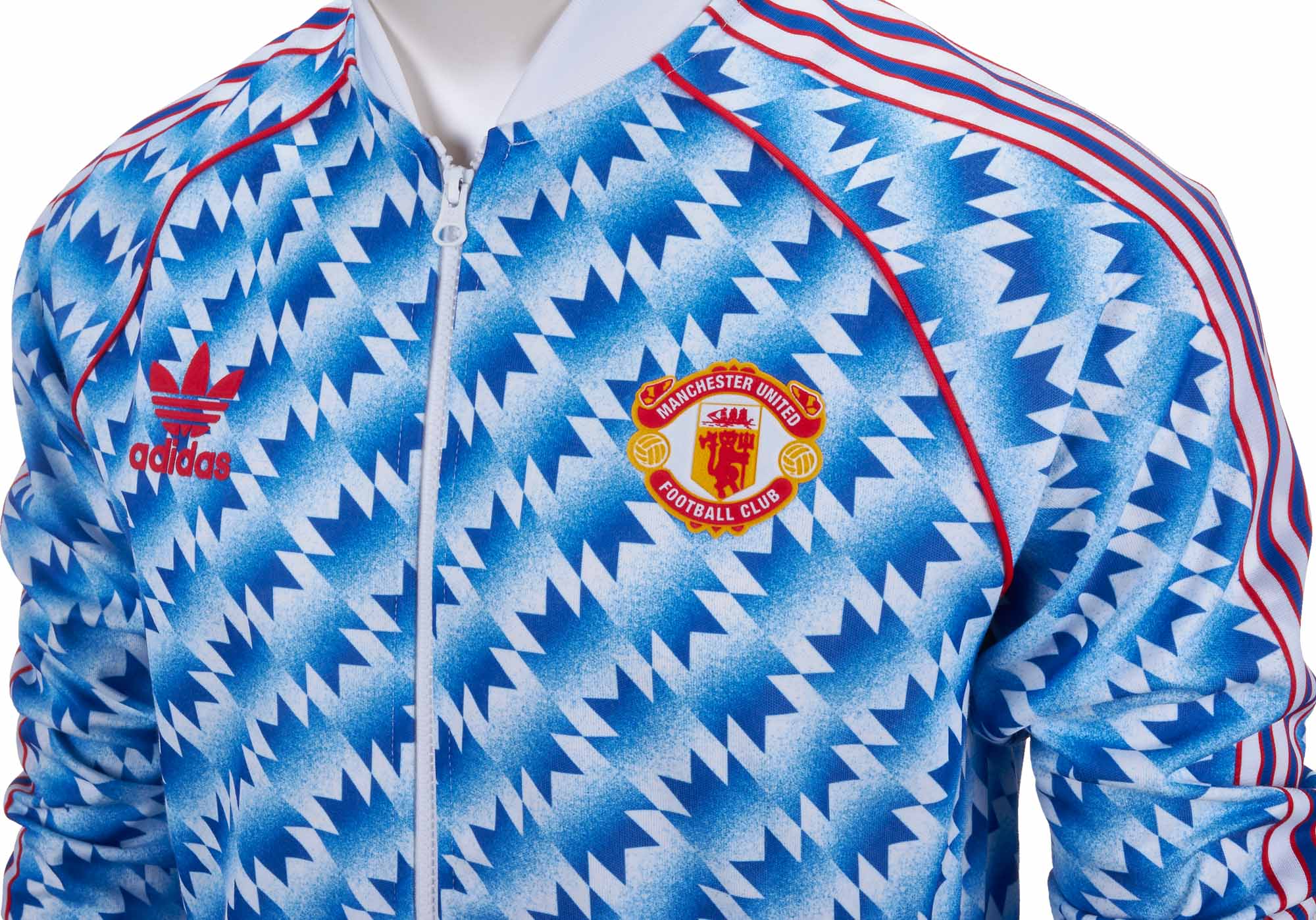 Op maat Vuilnisbak broeden adidas Originals Manchester United Track Top - Multicolor - Soccer Master