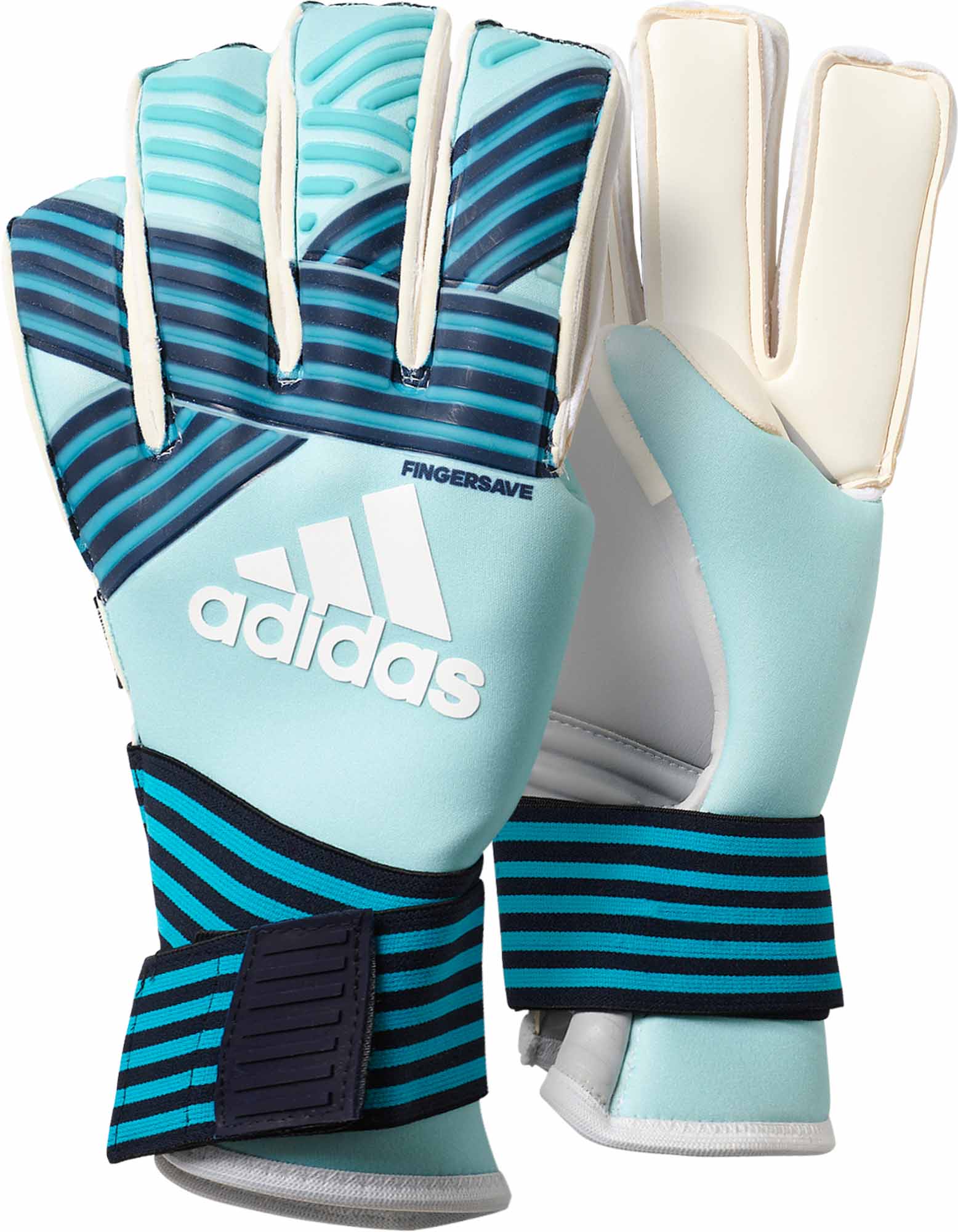 blue adidas goalie gloves