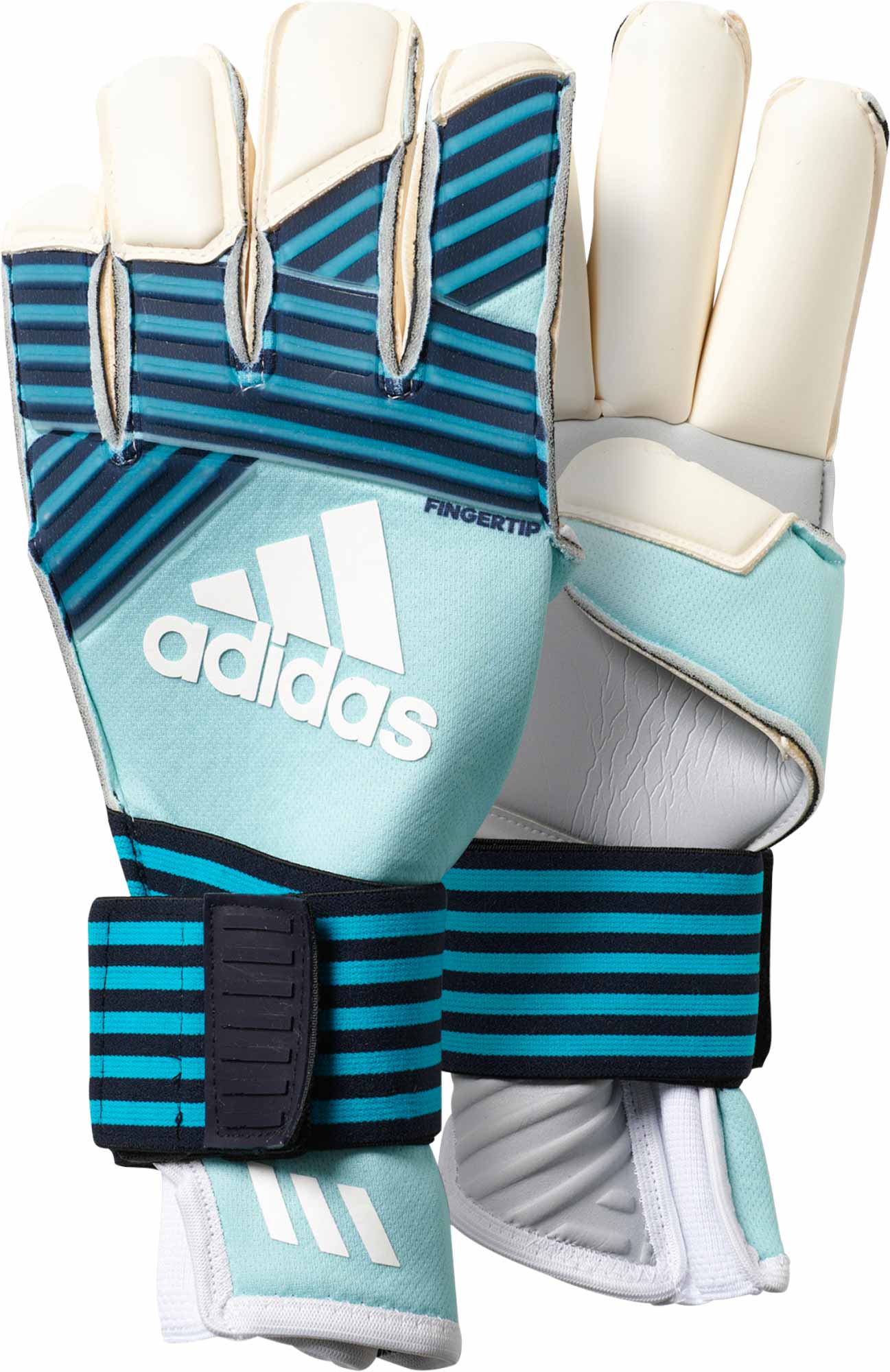 duda Selección conjunta hígado adidas ACE Trans Fingertip Goalkeeper Gloves - Energy Aqua & Energy Blue -  Soccer Master