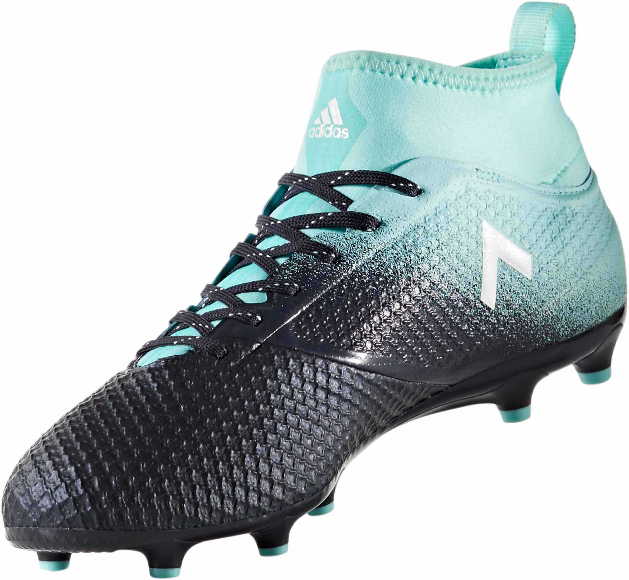 Adidas Ace 17 3 Fg Soccer Cleats Energy Aqua Legend Ink Soccer Master