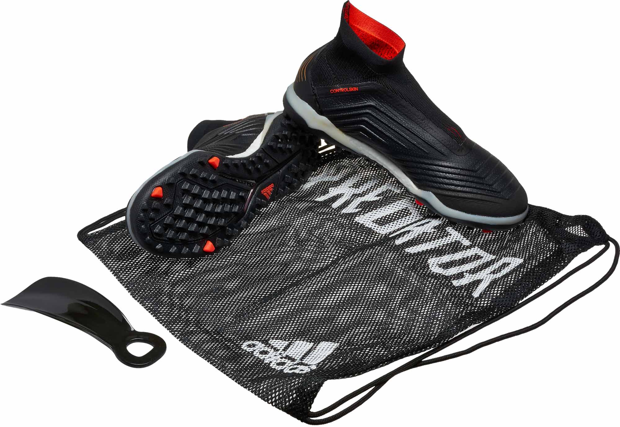 adidas Predator Tango 18 TF Black Solar Red Soccer Master