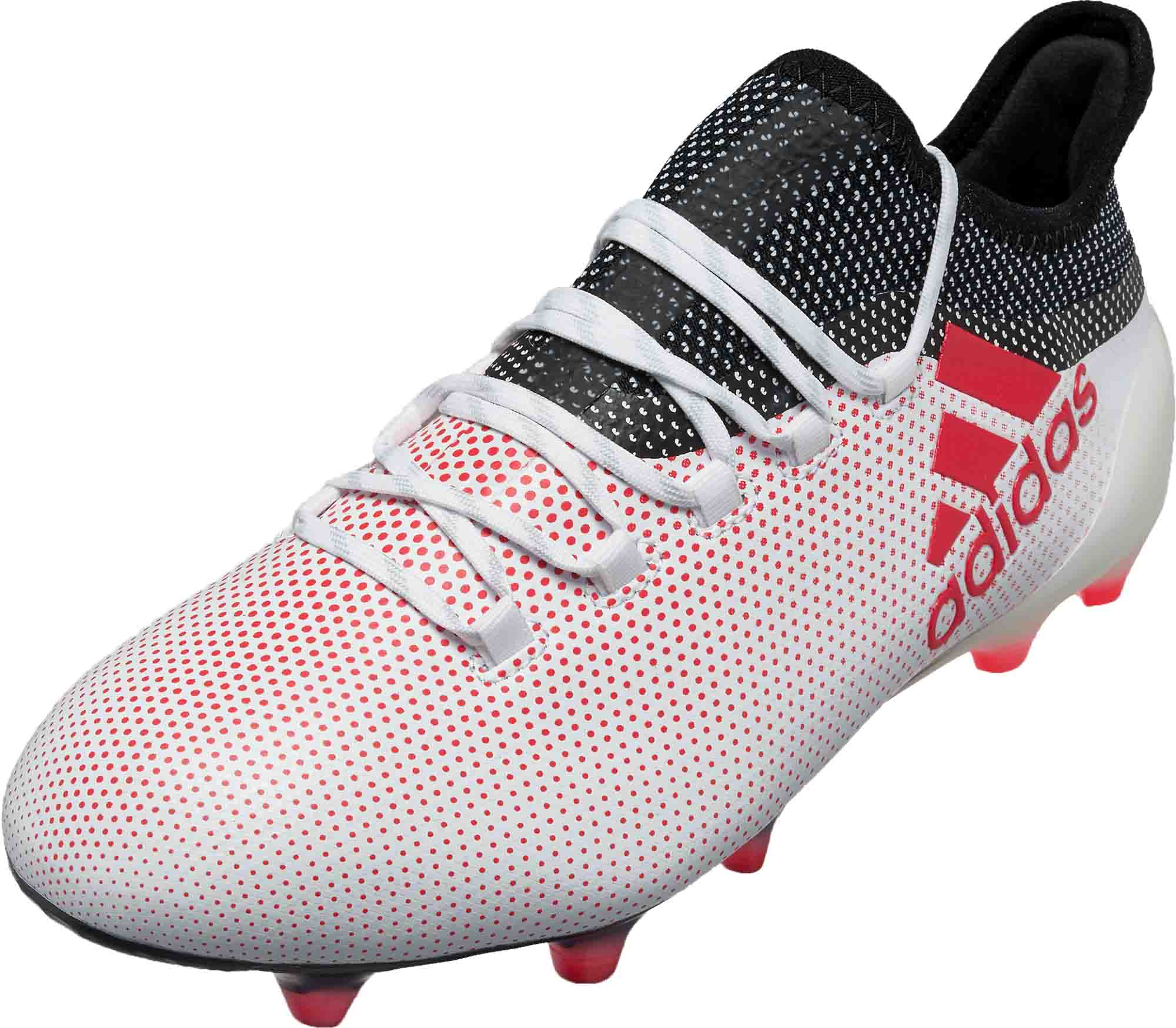 emmer Kerkbank Bad adidas X 17.1 FG - Grey & Real Coral - Soccer Master