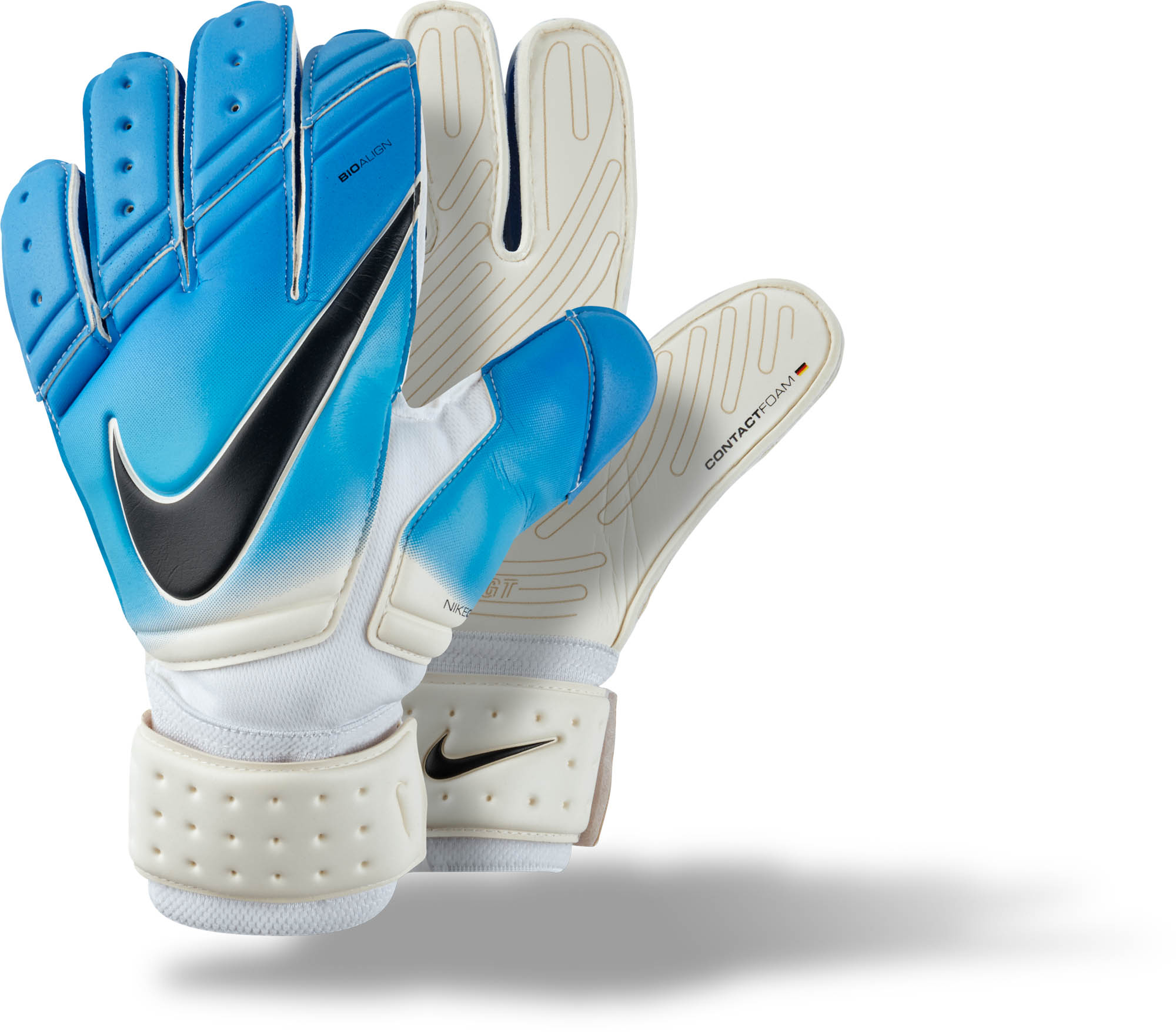 Nike Premier SGT Gloves - White & Blue - Soccer Master