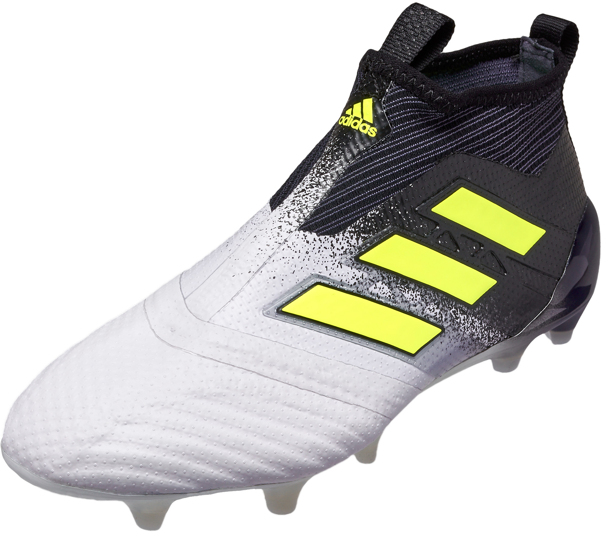 adidas Kids ACE Purecontrol FG - White & Solar Yellow - Soccer Master