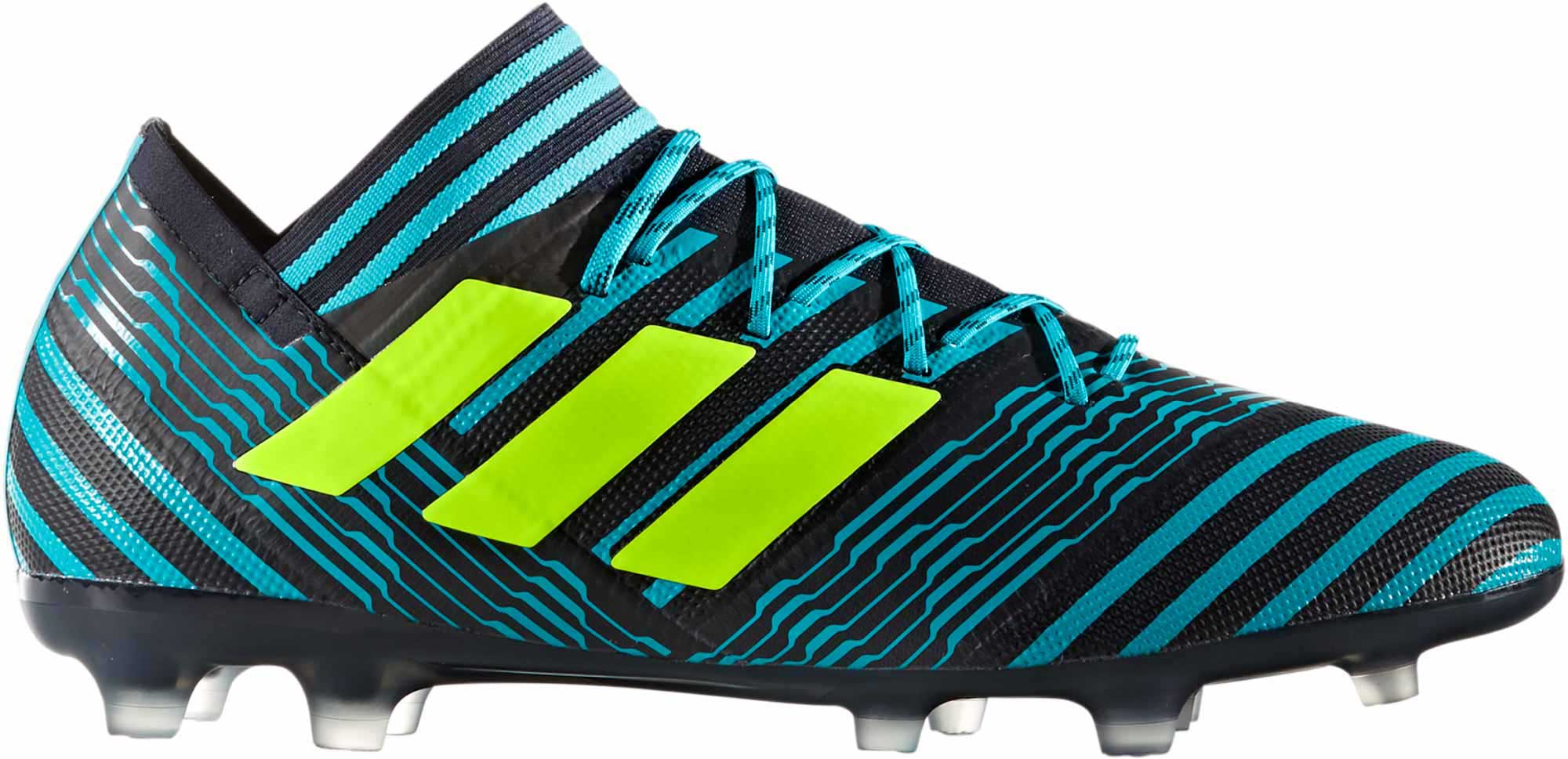 adidas Nemeziz 17.2 FG Soccer Cleats Legend Ink Solar Yellow - Soccer