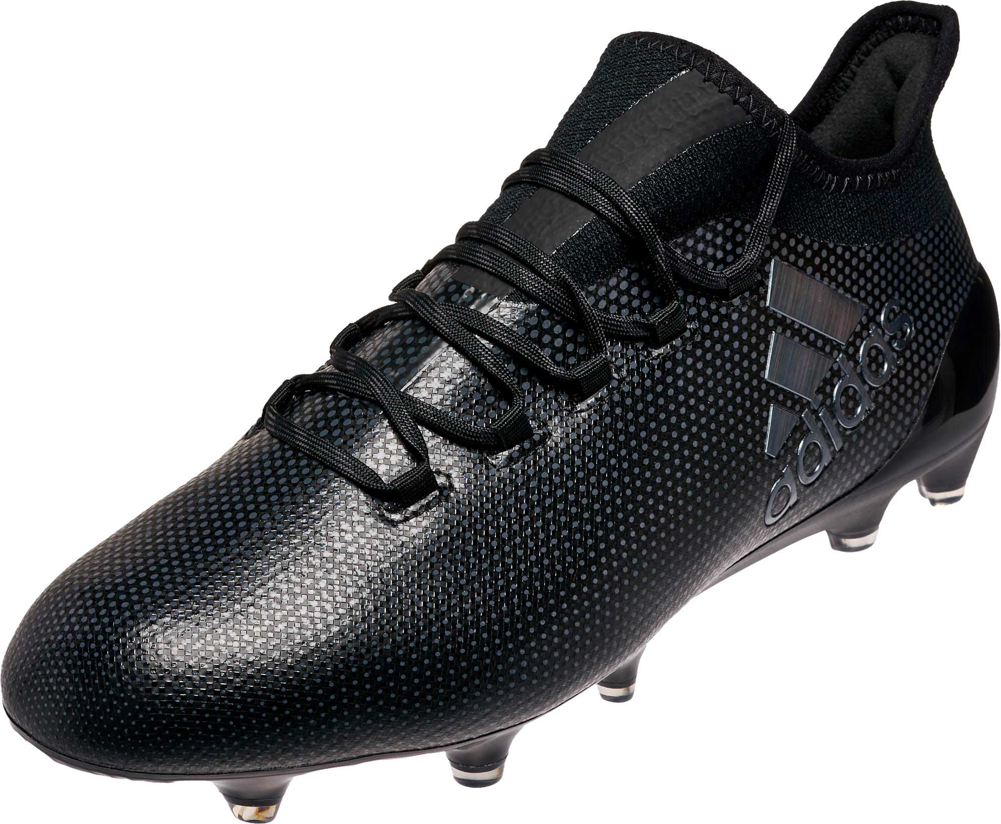 all black adizero soccer cleats