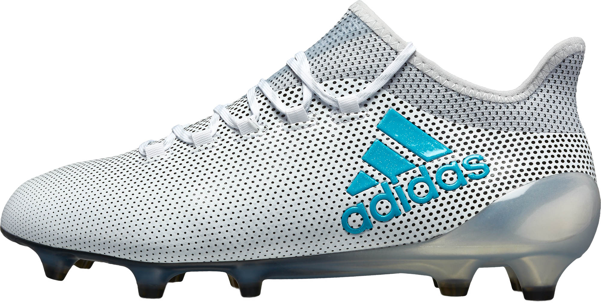 hver for sig knap slap af adidas X 17.1 FG Soccer Cleats - White & Energy Blue - Soccer Master