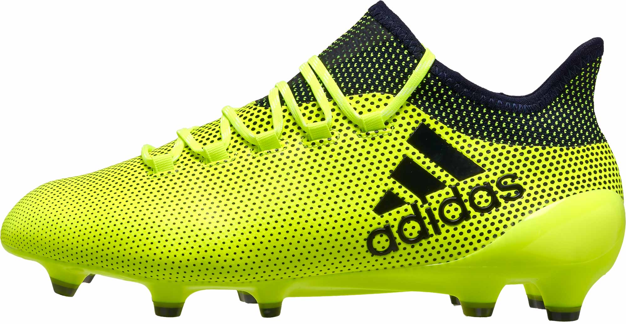 adidas X 17.1 FG Soccer Cleats - Yellow & Legend Ink - Soccer Master