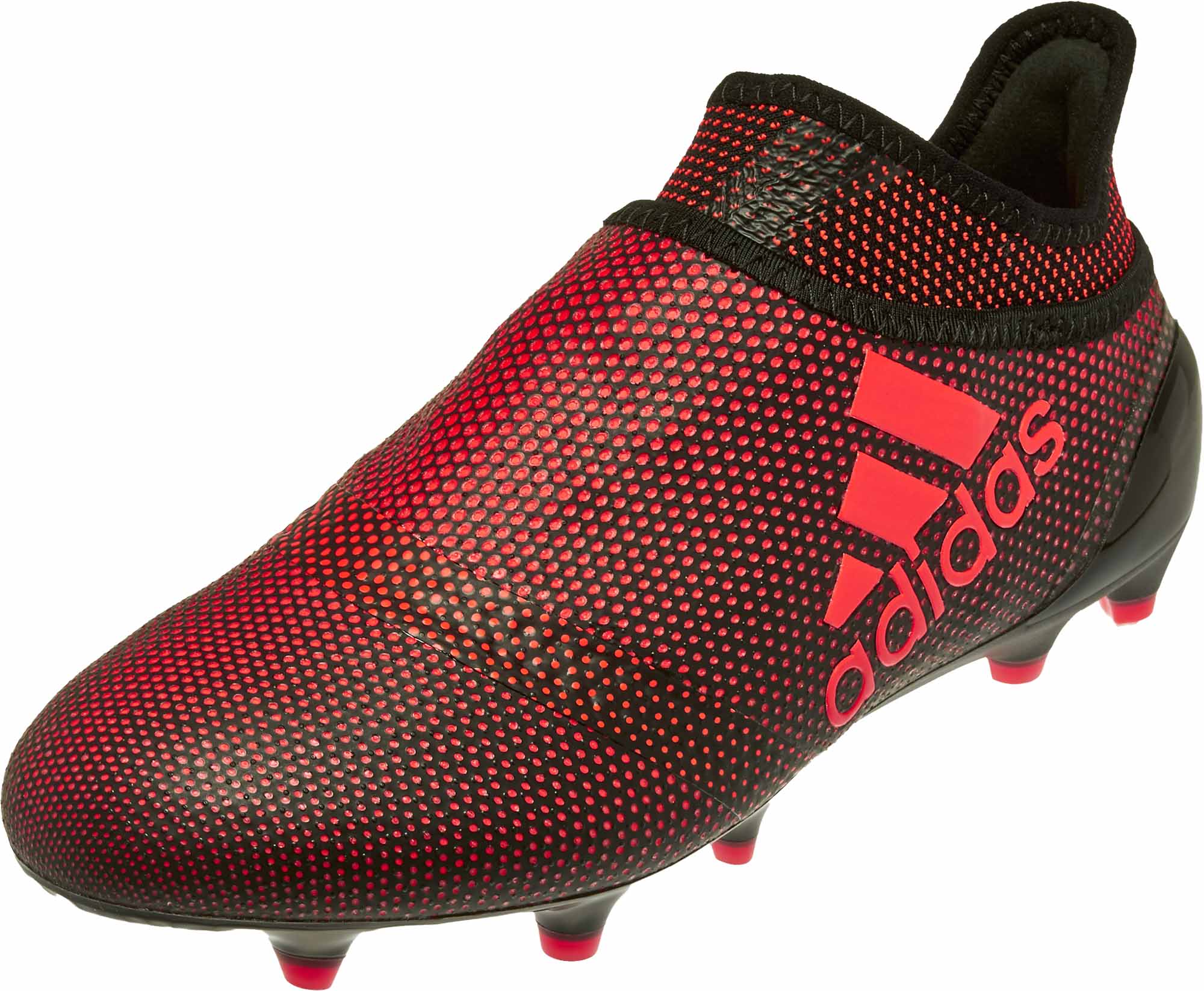 kids red soccer cleats