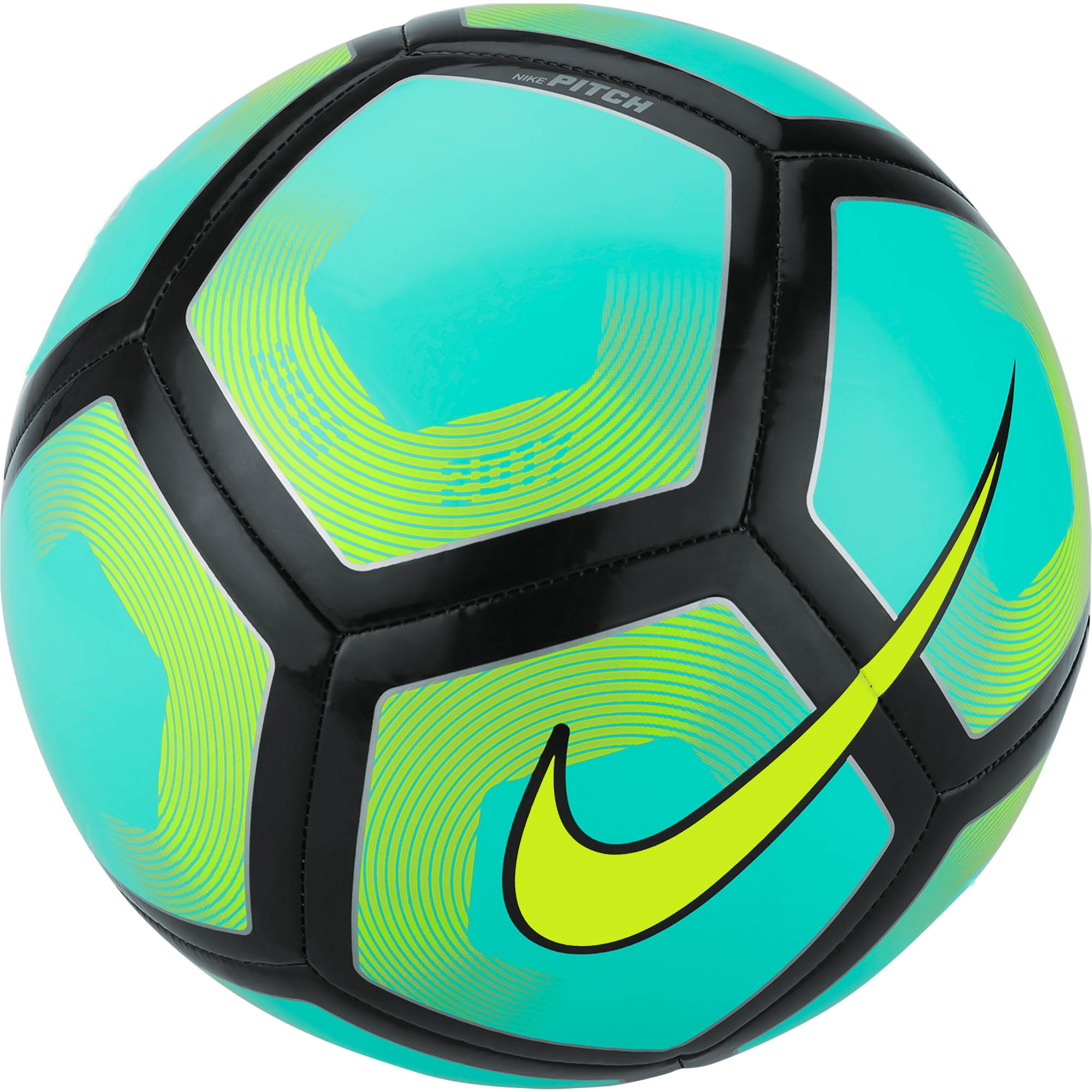 green nike soccer ball