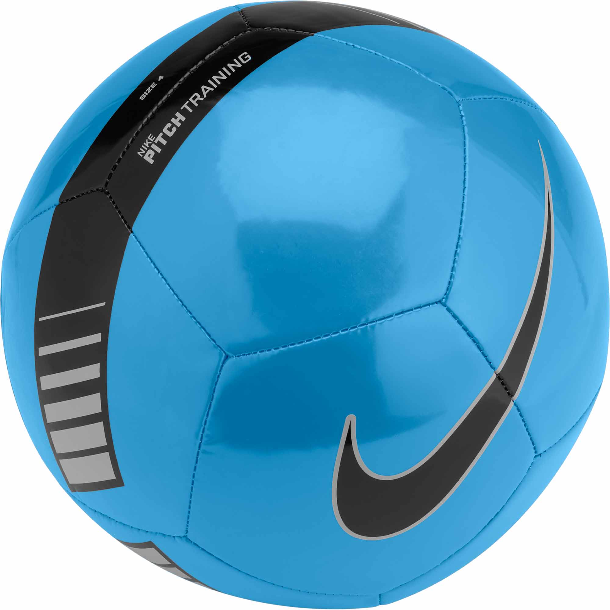 Nike Pitch Training Soccer Ball Cyan And Silver Soccer Master