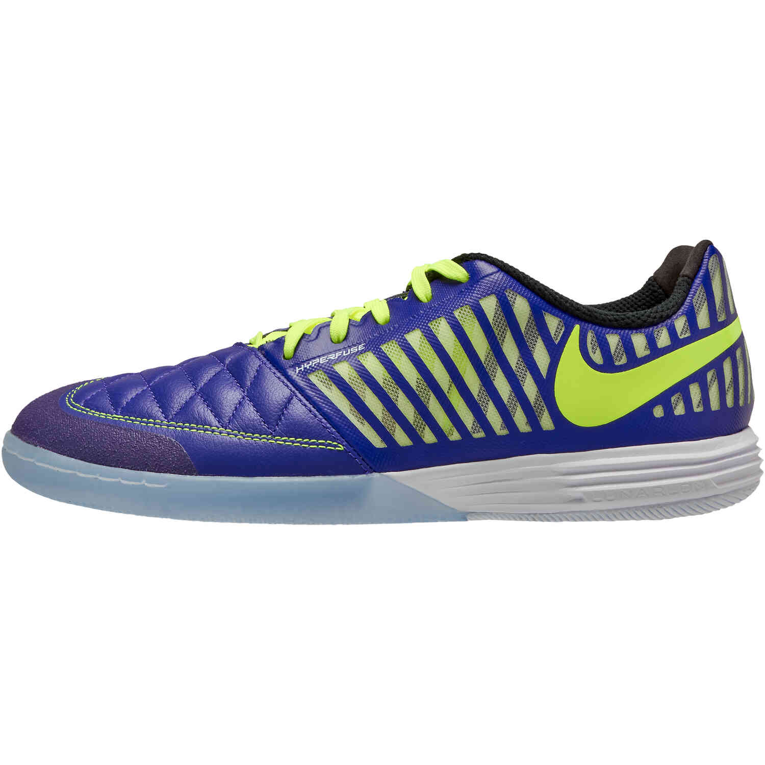 Nike Lunar Gato II IC Indoor Soccer Shoes Electro Purple Volt