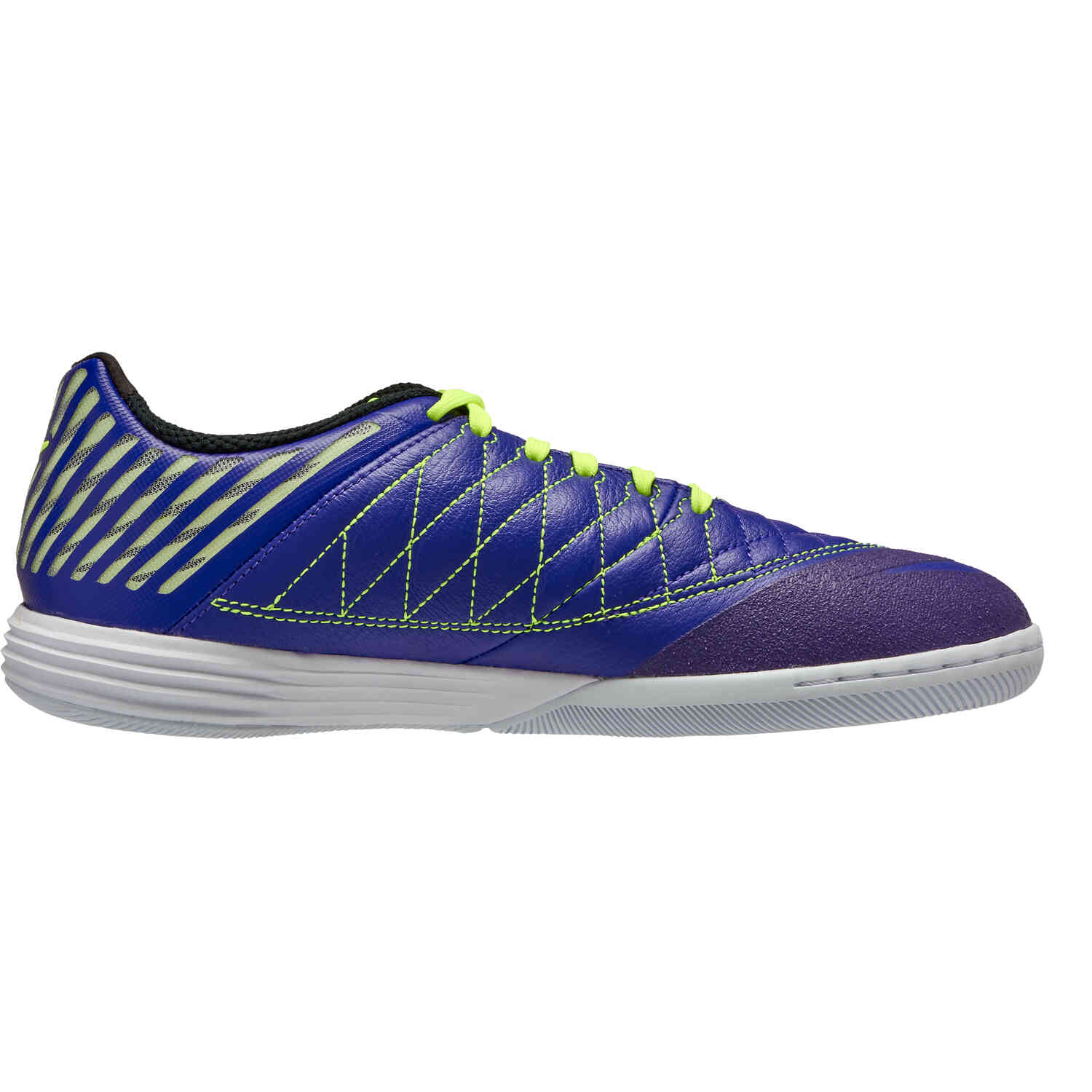 templar Araña de tela en embudo dentro de poco Nike Lunar Gato II IC Indoor Soccer Shoes - Electro Purple, Volt, Black &  White - Soccer Master