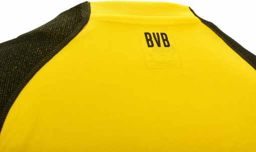 PUMA Borussia Dortmund Home Jersey - Youth - Cyber Yellow - Image 4