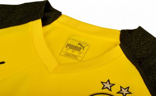 PUMA Borussia Dortmund Home Jersey - Youth - Cyber Yellow - Image 5