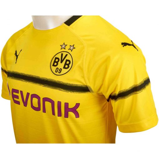 2018/19 Kids PUMA Borussia Dortmund Cup Jersey - Image 3