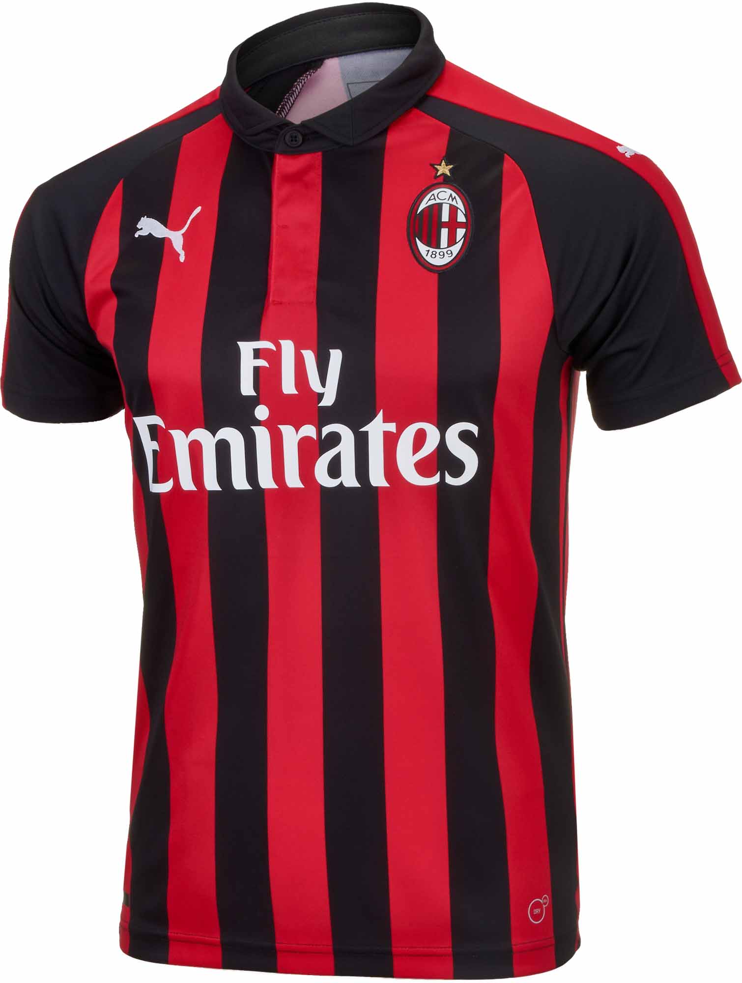 Aire acondicionado hoy prototipo PUMA AC Milan Home Jersey 2018-19 - Soccer Master