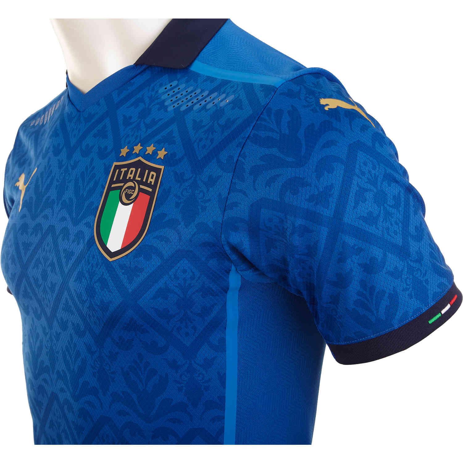 2020 PUMA Italy Home Authentic Jersey Soccer Master