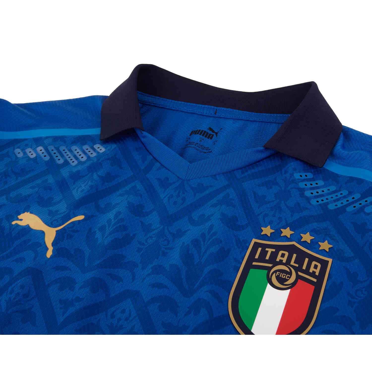 2020 PUMA Italy Home Authentic Jersey Soccer Master