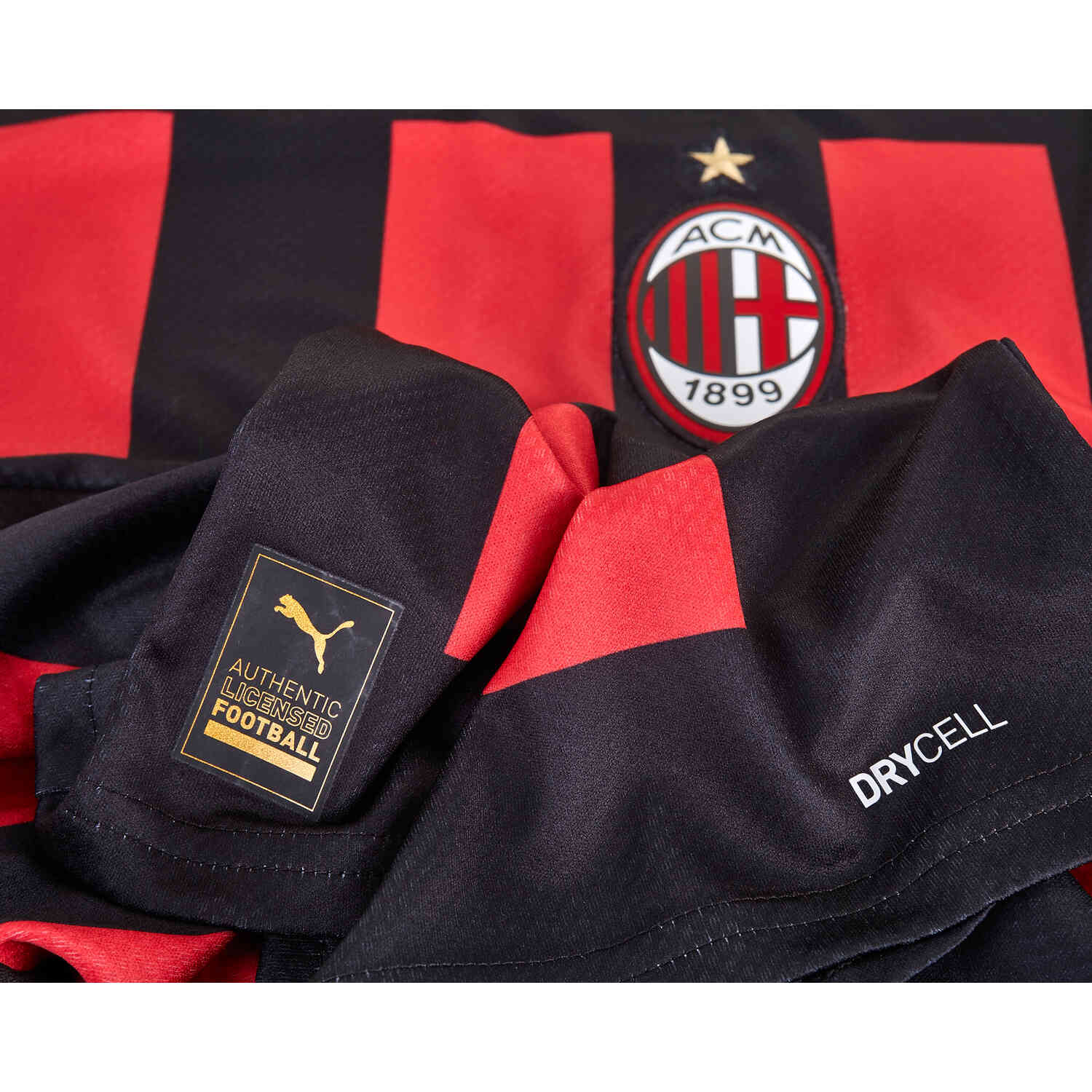 Puma Men's AC Milan Home Authentic Jersey 23 Red/Black / M