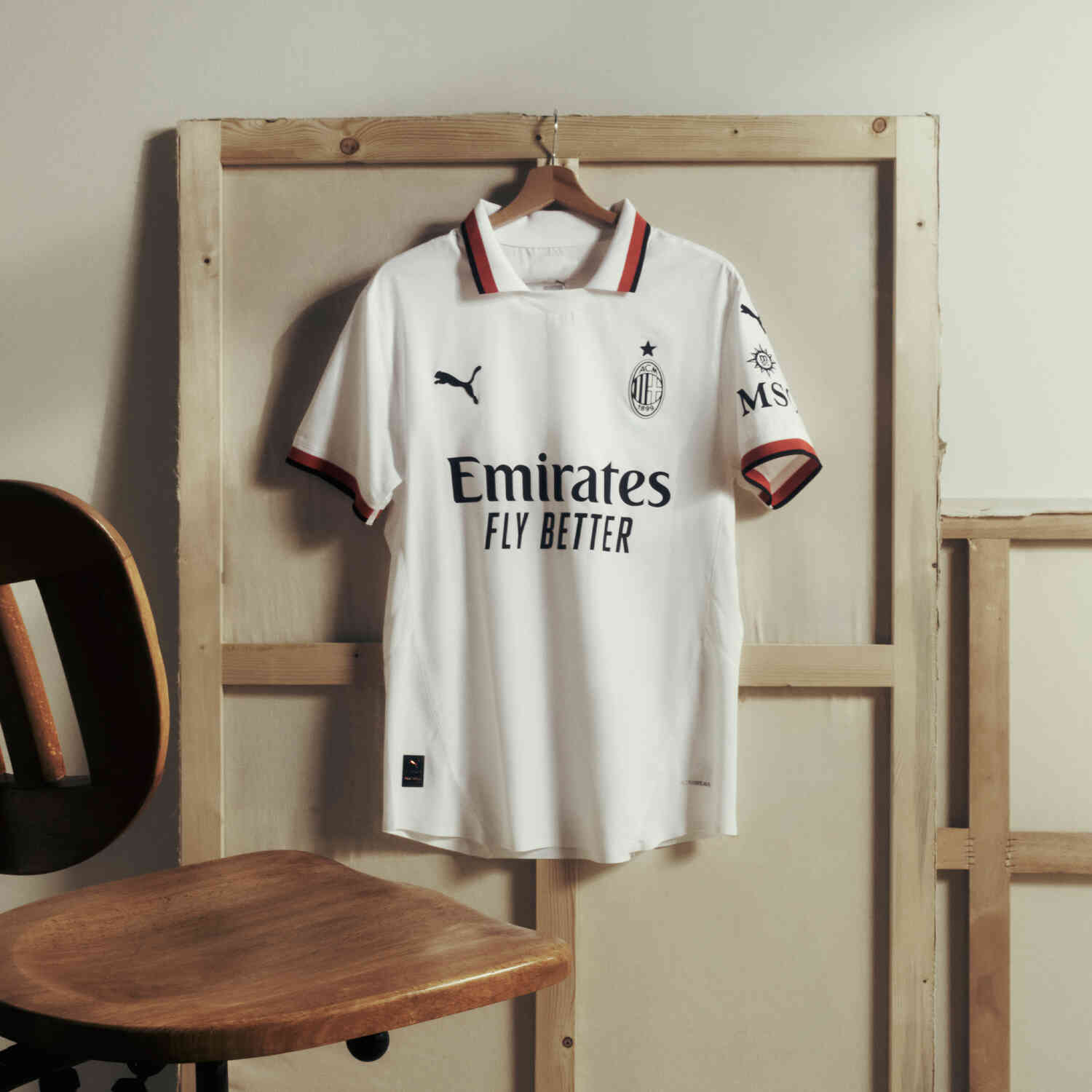 PUMA AC Milan Away Authentic Jersey Puma White