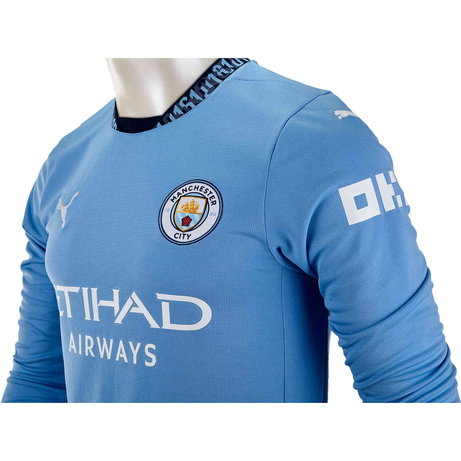 Puma Manchester City L S Home Replica Jersey 2024 25 Soccer Master
