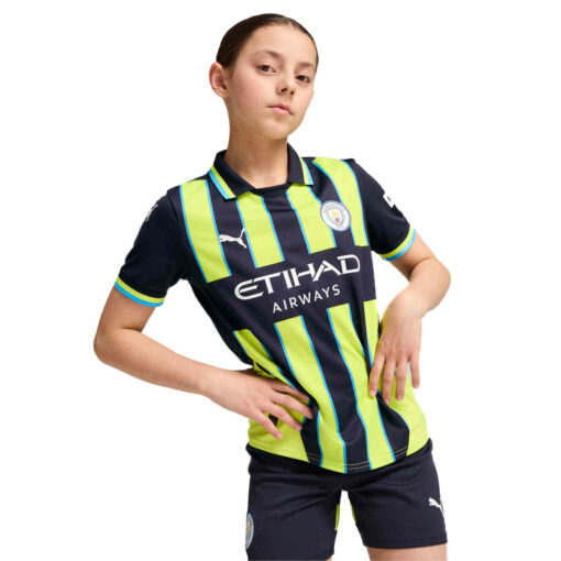 Kids Manchester City Away Replica Jersey - 2024/25 - Image 3