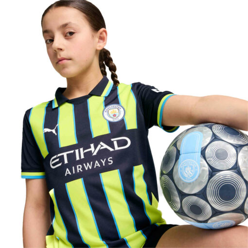 Kids Manchester City Away Replica Jersey - 2024/25 - Image 4
