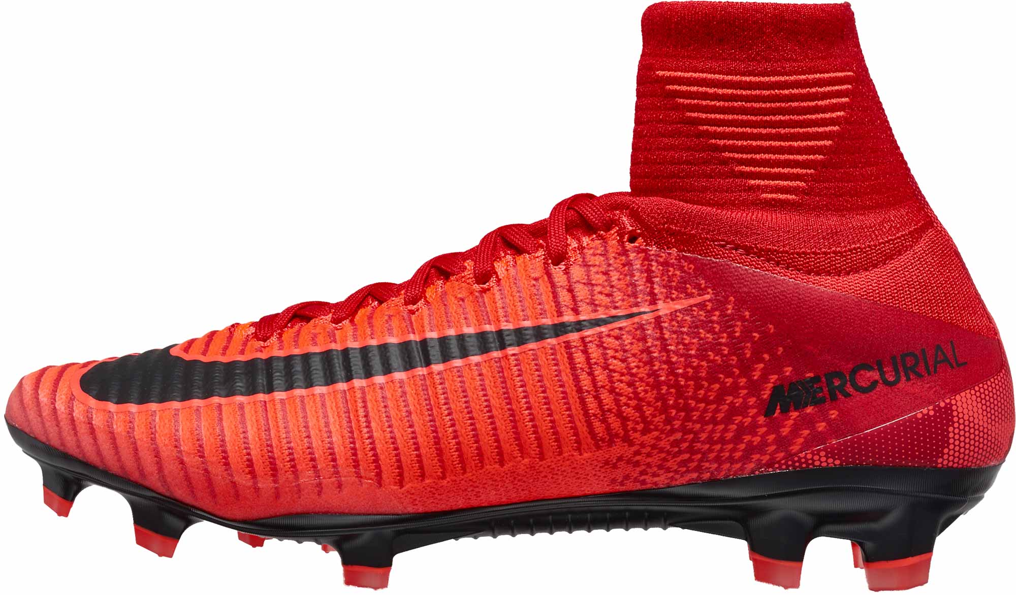 Relacionado Viento fuerte Diplomático Nike Mercurial Superfly V FG - University Red & Black - Soccer Master