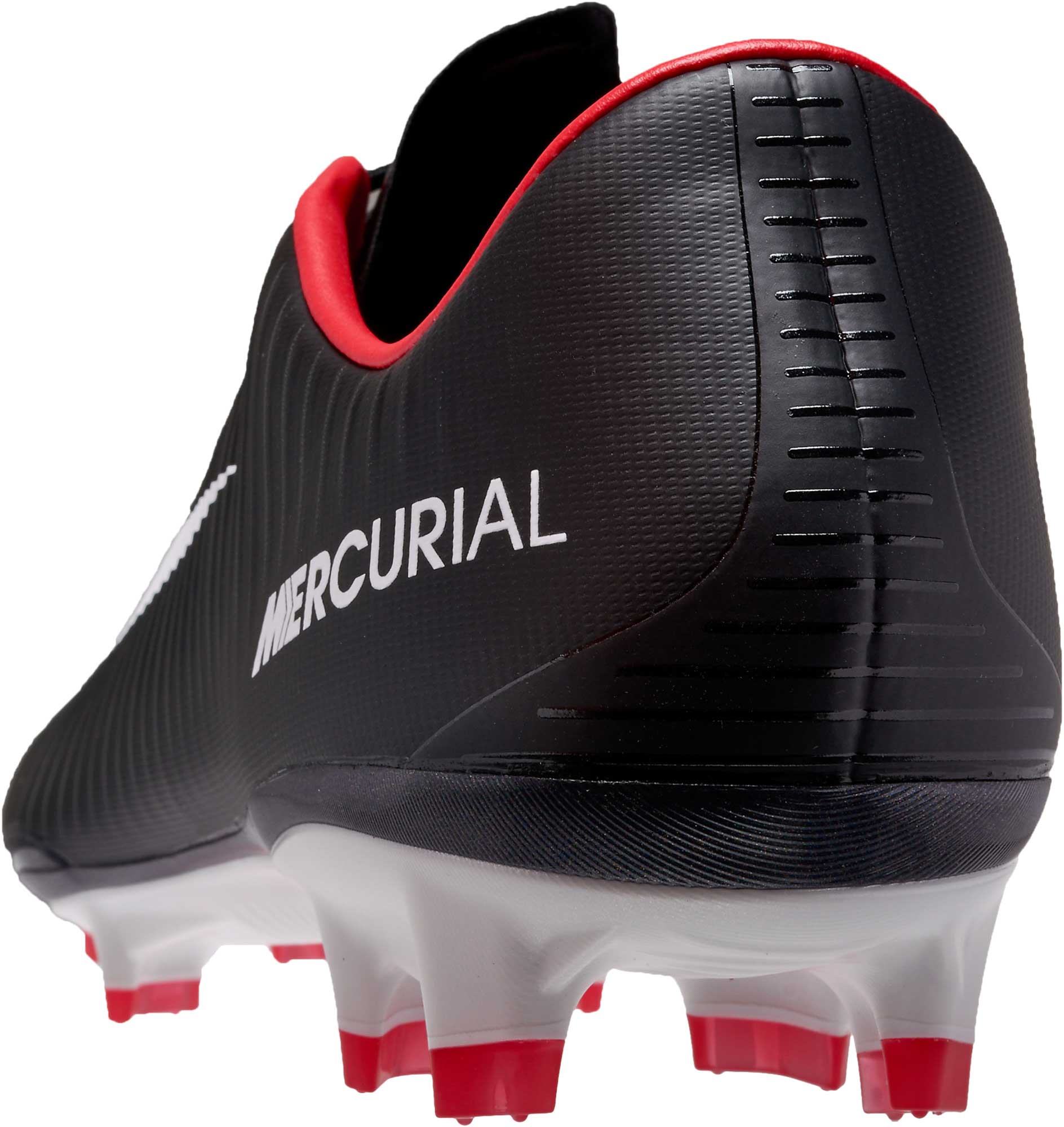 Mercurial Vapor XI FG Soccer Cleats - Black & White Soccer Master