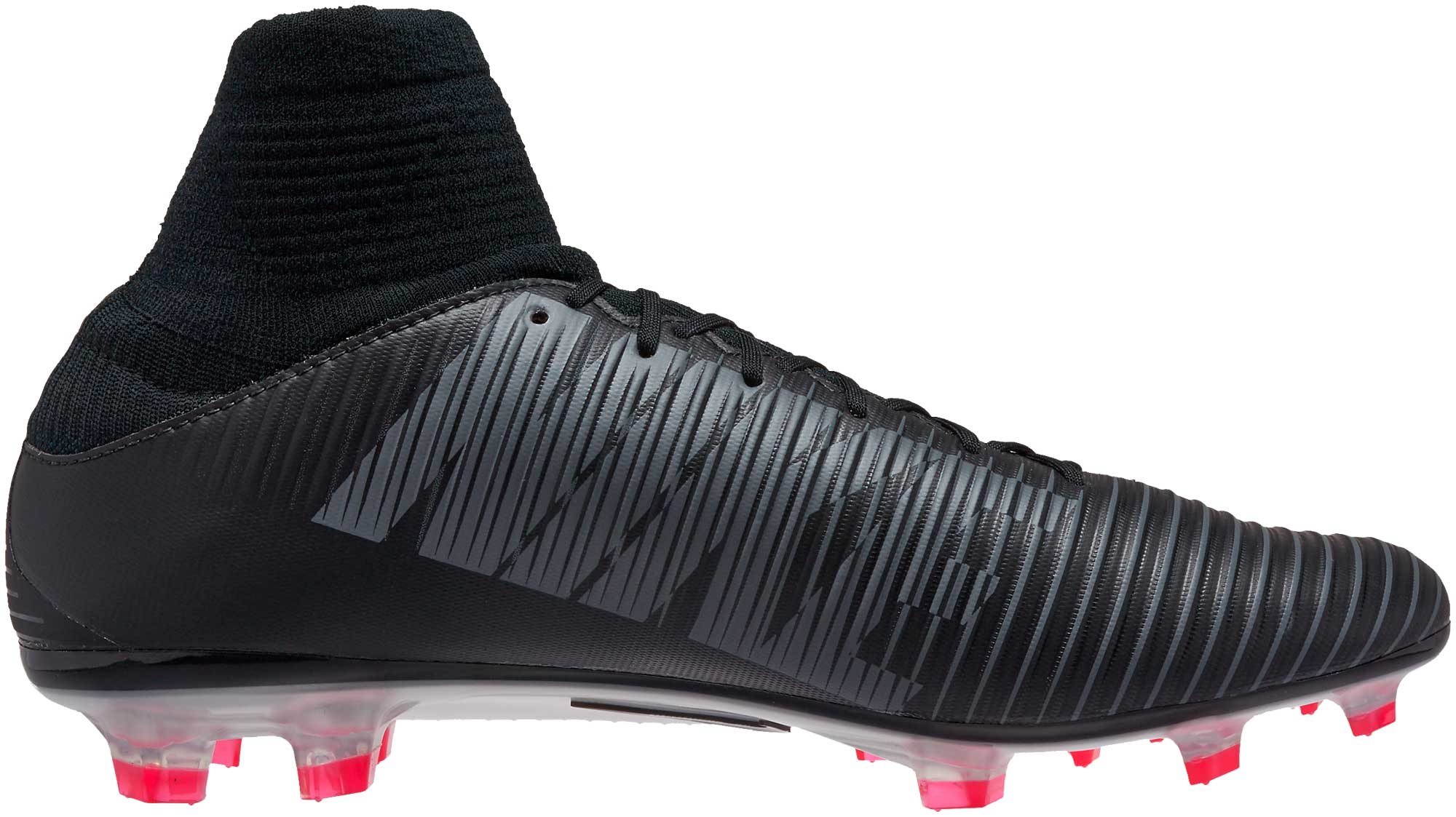 Nike Mercurial Veloce III DF FG Soccer Cleats - Black & White Soccer Master