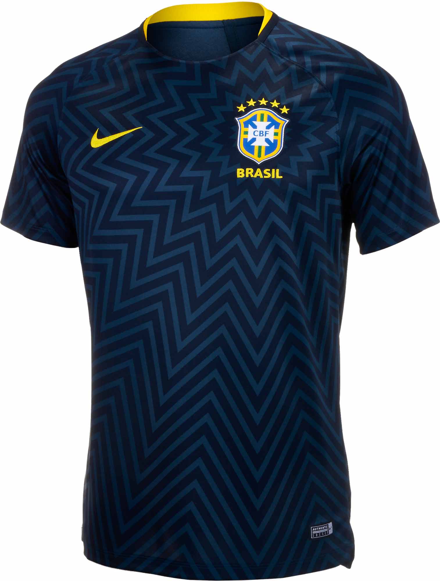 Nike Brazil Pre-Match Jersey 2018-19 - Soccer Master