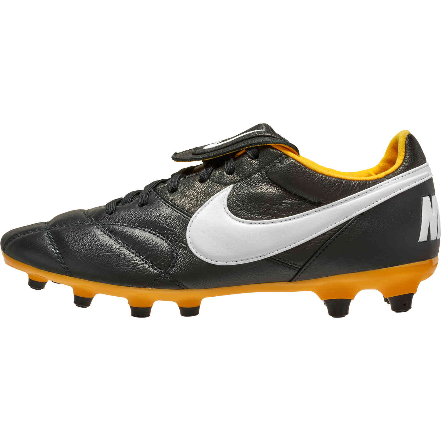 capacidad Transparente vacío Nike Premier II FG - Black & White with Pro Gold with Metallic Gold -  Soccer Master