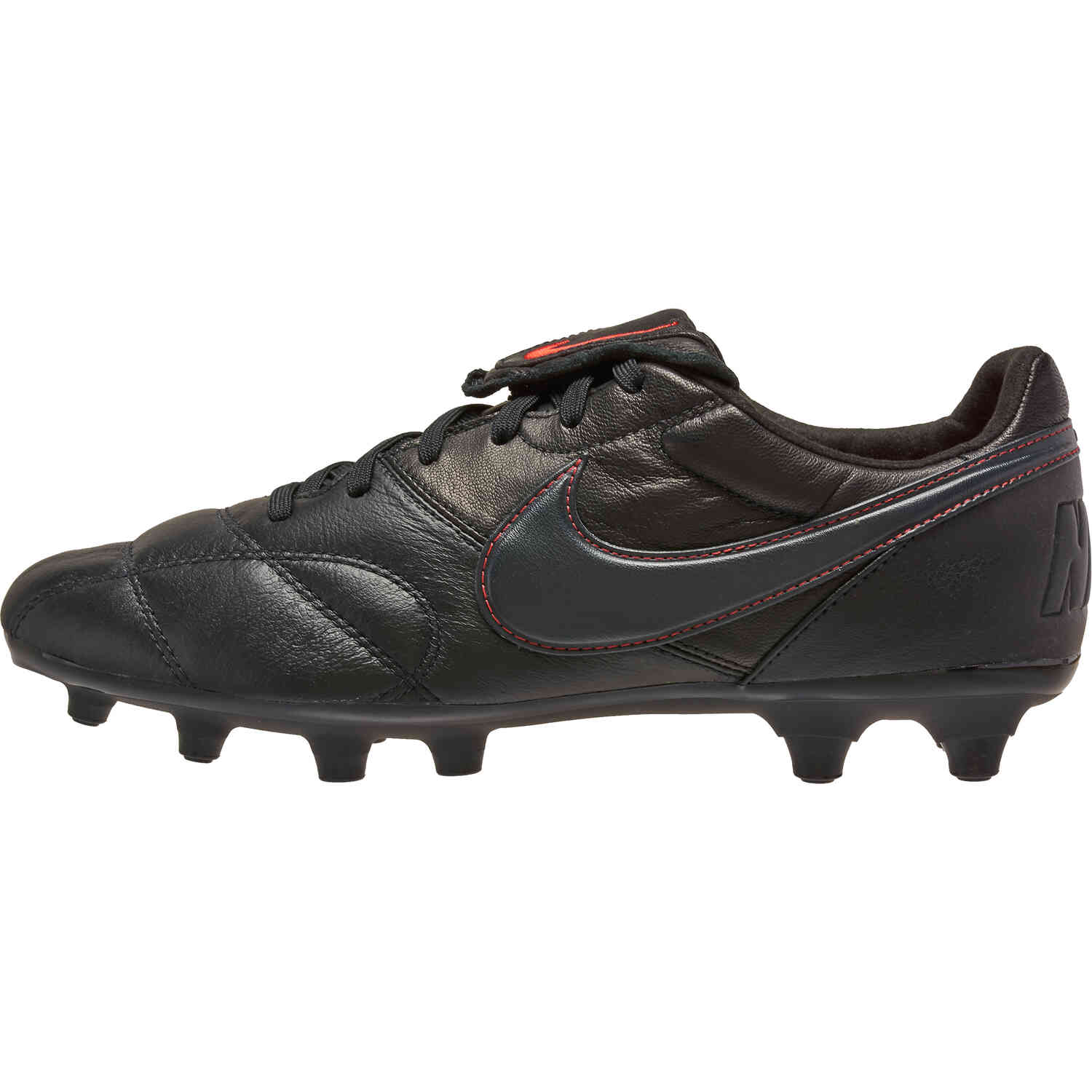 Nike II FG - Black & Dark Smoke Grey with Chile Red - Soccer Master