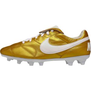 The Nike Premier II FG - Metallic Vivid Gold/White - Soccer
